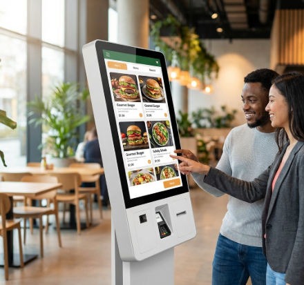 restaurant self ordering kiosk
