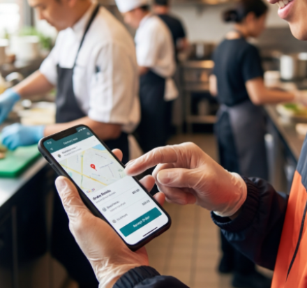 restaurant pos software delivery boy app