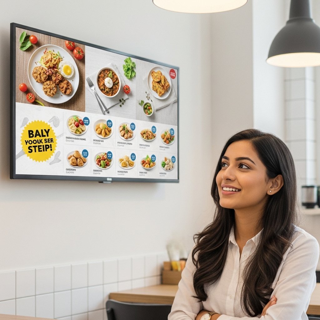 restaurant tv digital signage