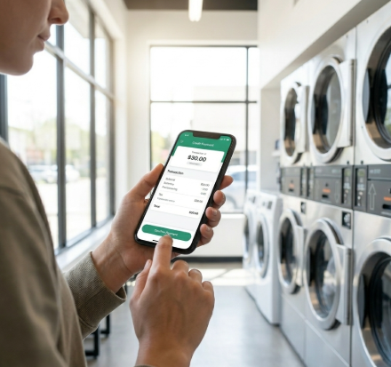 laundry manage credit payments