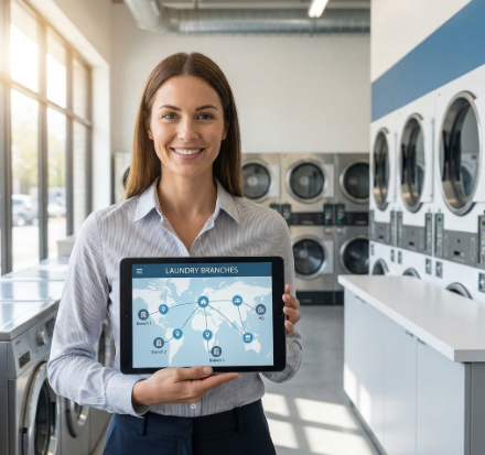 laundry multi branch business software