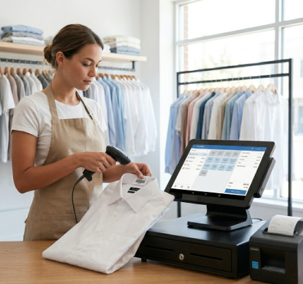 laundry rfid and barcode solution